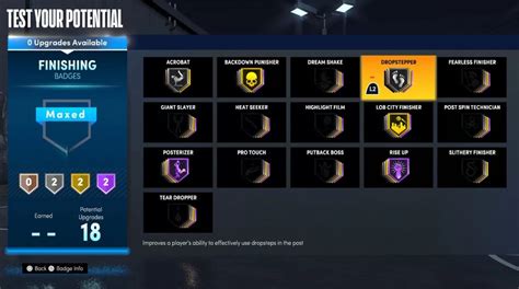 best finishing badges center 2k23|2k23 center c badge.